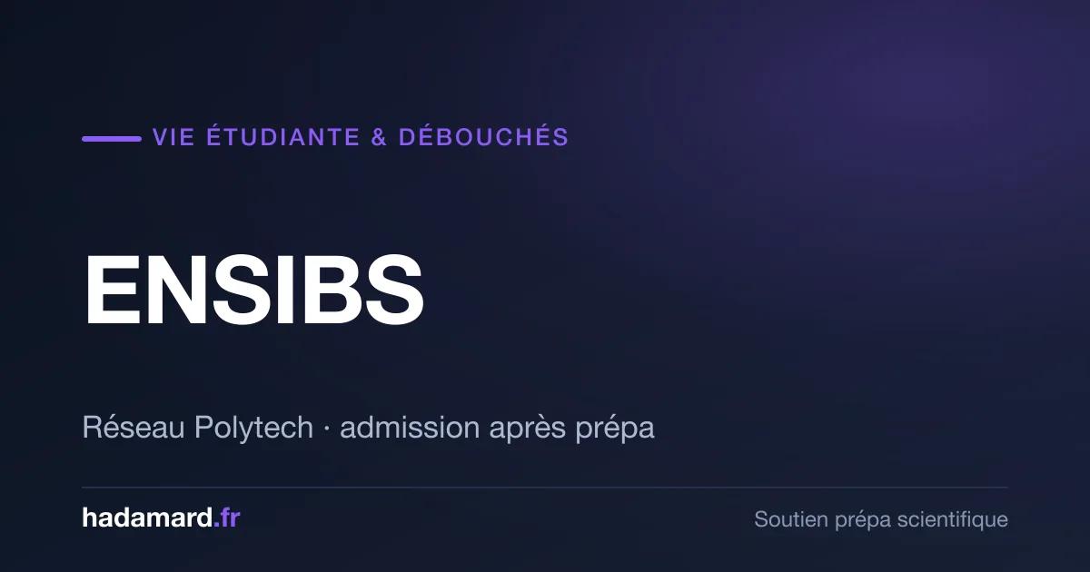 ENSIBS Bretagne-Sud : vie étudiante et débouchés